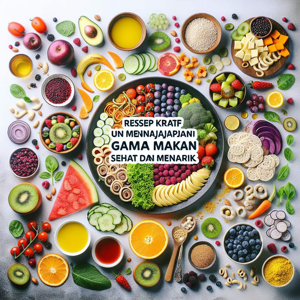 Resep Kreatif untuk Menyajikan Gambar Makanan Sehat dan Menarik bagi