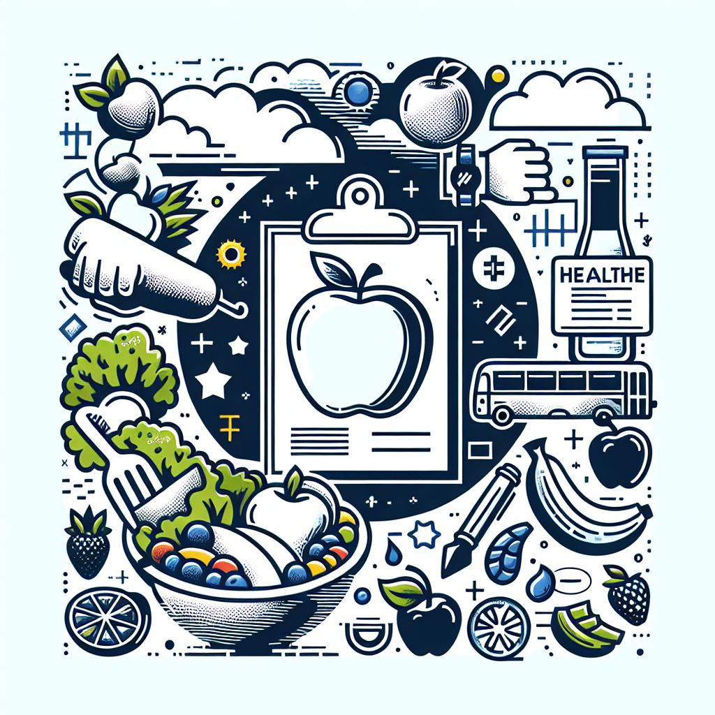 Desain Poster Makanan Sehat yang Mudah Digambar untuk Edukasi Kesehatan